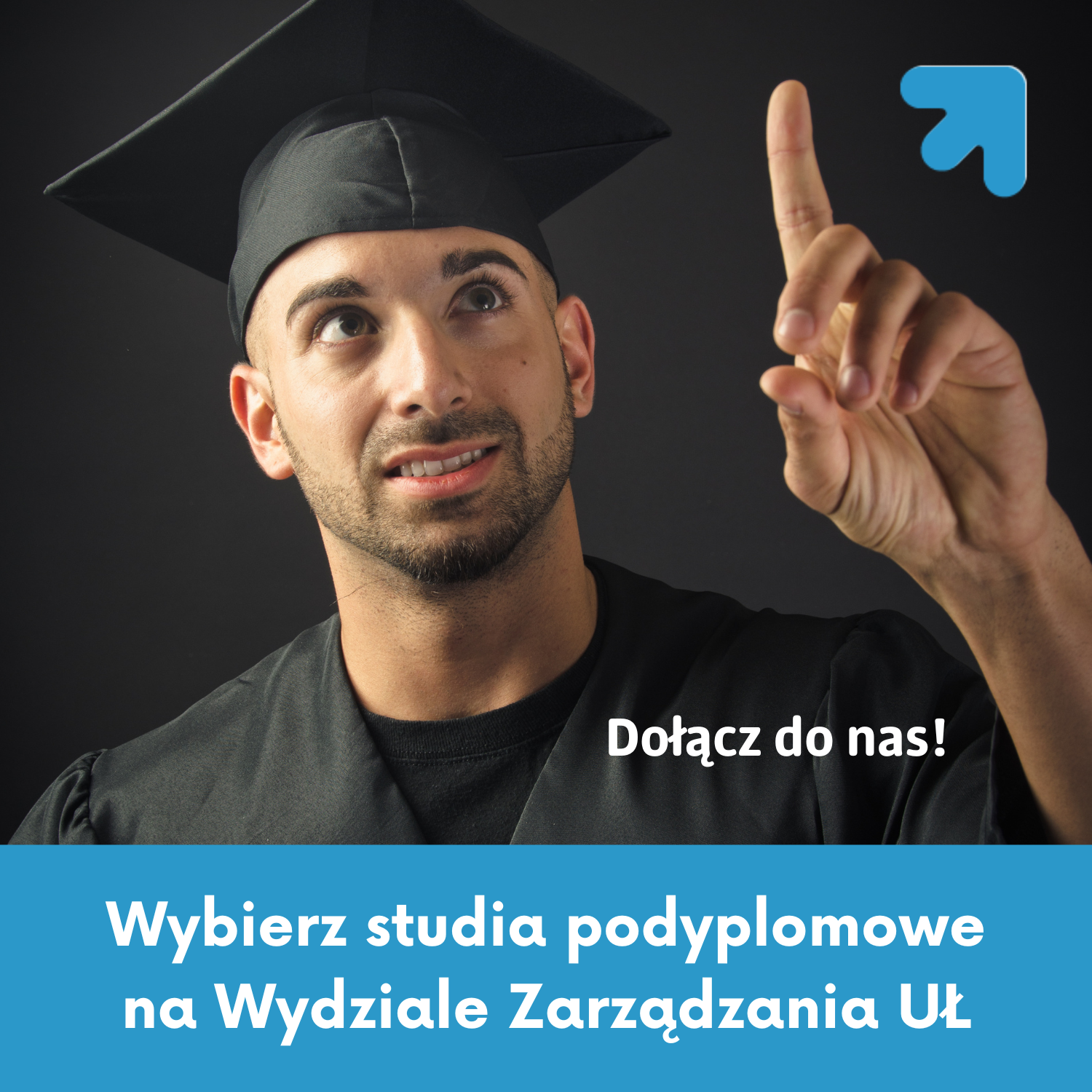 absolwent z birecie